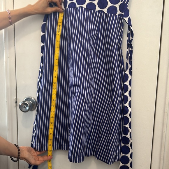 50’s inspired mod tie-waist dress with back zipper  - made in Canada - Picture 6 of 7
